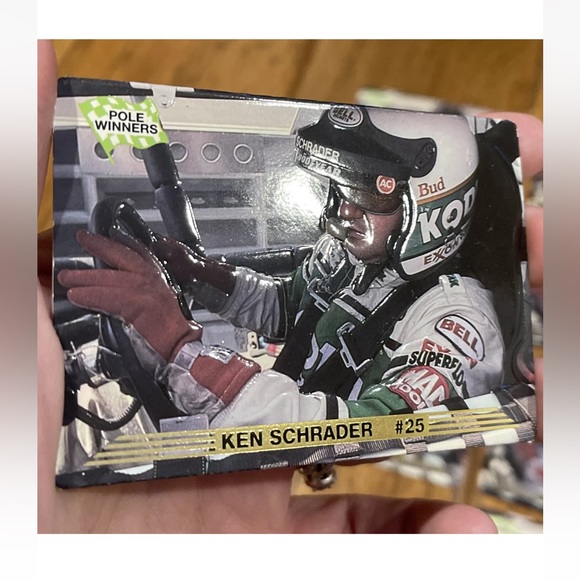 Ken Schrafer #25 Pole Winners Collectors Cards Lot of 16 Nascar 1993 3D MINT! - Picture 4 of 5